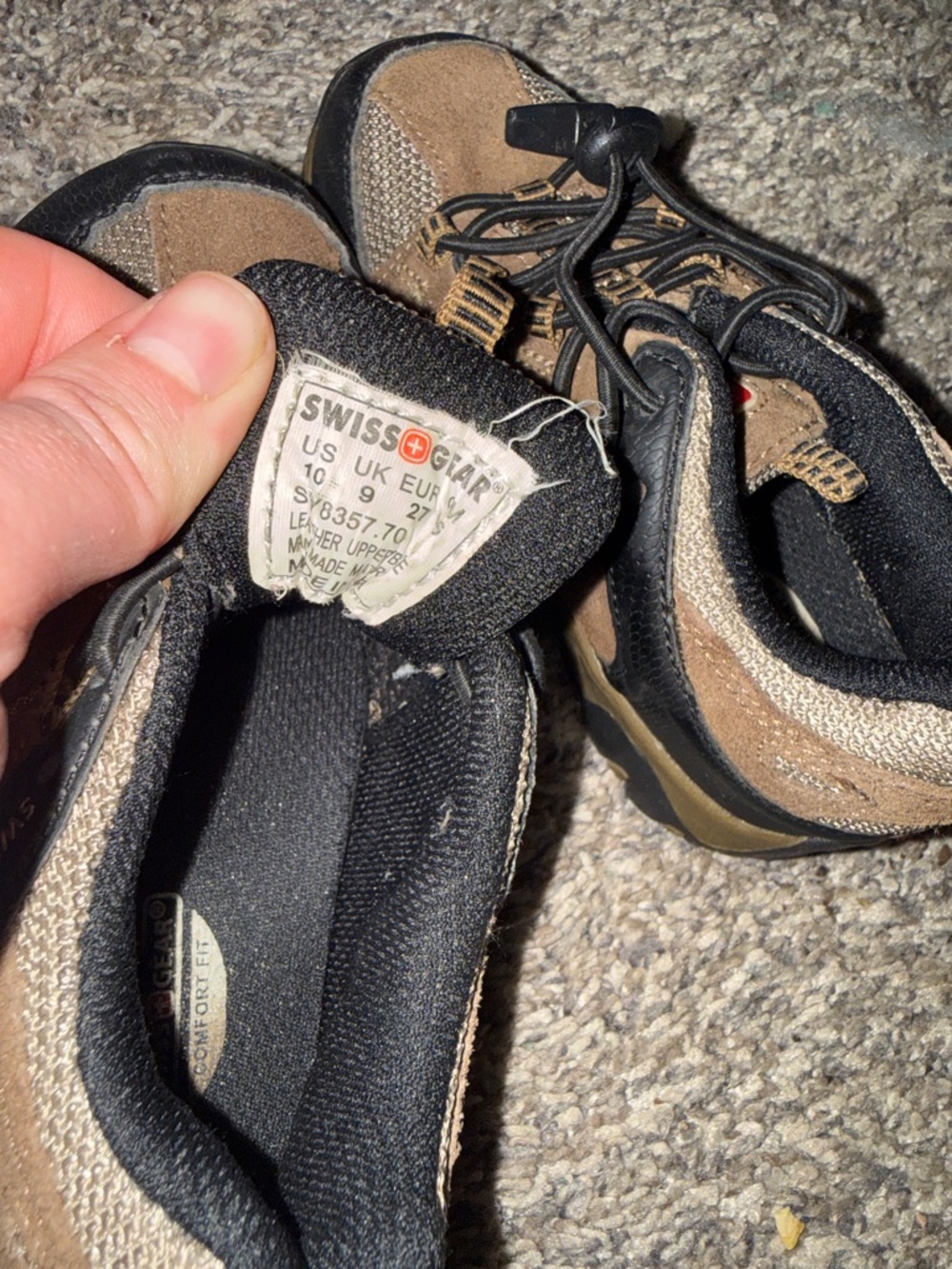 SwissGear Kids Brown and Black Trail Sneakers
